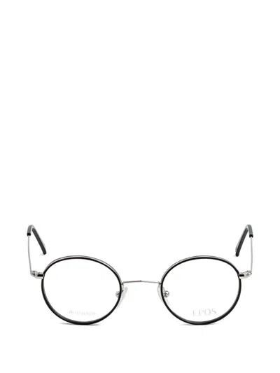 Epos Creso Round-frame Glasses In Black