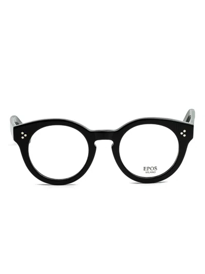 Epos Elena Round-frame Glasses In Black