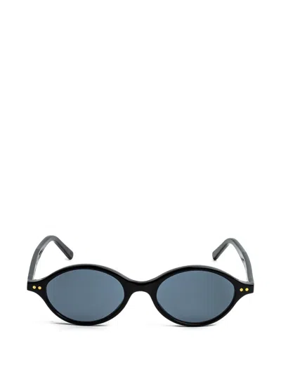 Epos Gilda Oval-frame Sunglasses In Black