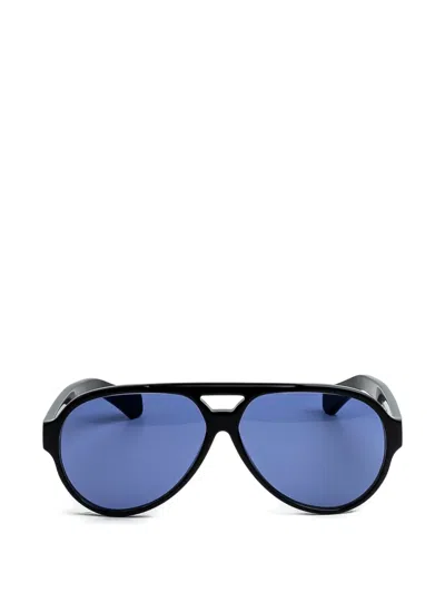 Epos Hakon Pilot-frame Sunglasses In Black
