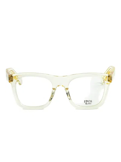 Epos Harry Square-frame Glasses In Brown