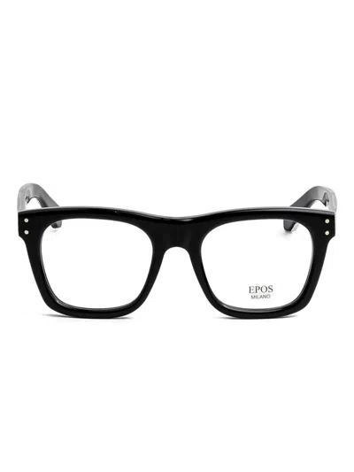 Epos Harry Studded Glasses In Black