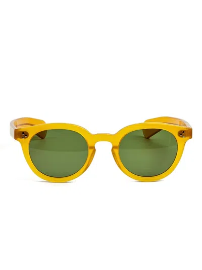 Epos Mida2 Round-frame Sunglasses In Yellow