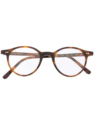 Epos Newpan Round-frames In 棕色