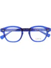 Epos Round-frame Optical Glasses In Blue