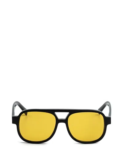 Epos Steno Pilot-frame Sunglasses In Black