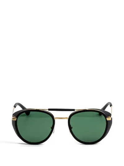 Epos Storm Round-frame Sunglasses In Black