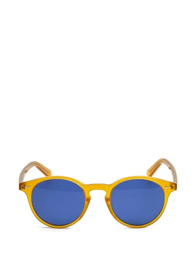 Epos Talos 2 Round-frame Sunglasses In Yellow
