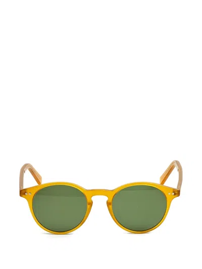 Epos Talos 2 Round-frame Sunglasses In Yellow