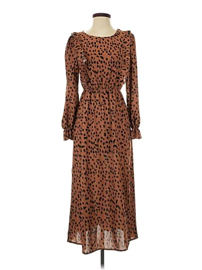 Pre-owned Epretty Casual Dress In Brown