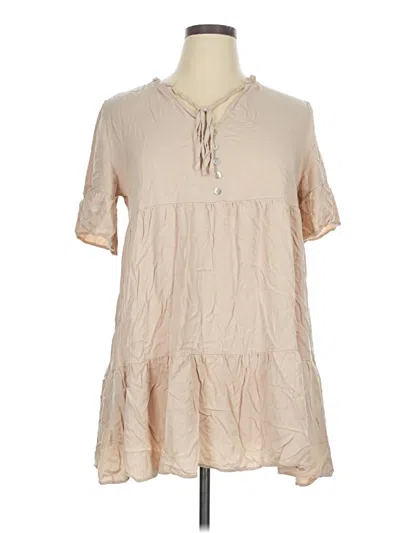 Pre-owned Epretty Casual Dress In Tan