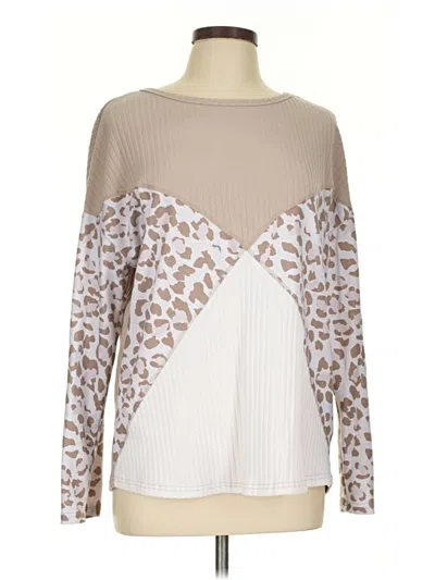 Pre-owned Epretty Pullover Sweater In Tan