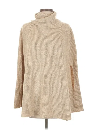 Pre-owned Epretty Turtleneck Sweater In Tan