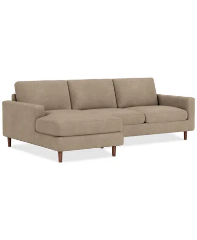 Eq3 Oskar 2-pc. Fabric Sectional Sofa In Haze