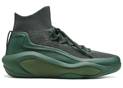 Pre-owned Eqlz Men's  247 Sneakers In Earth Green