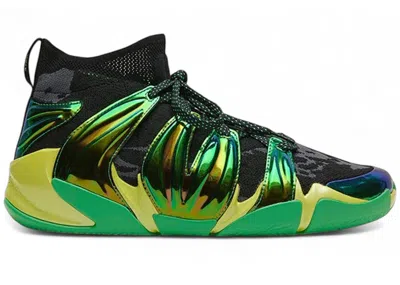 Pre-owned Eqlz Men's  360 Nate Robinson Sneakers In Black/green/yellow In Multi
