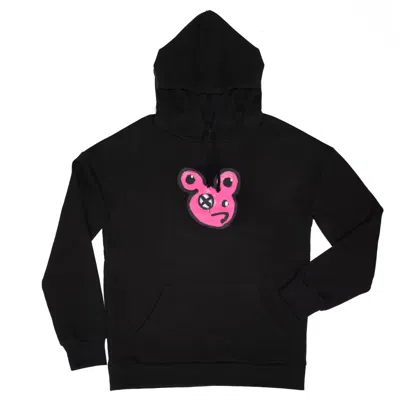 Equalshuman Women's Black Pink Organic Hoodie
