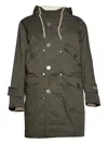 Equipe '70 Structured Green Coat With Classic Silhouette In Green