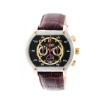 EQUIPE EQUIPE DASH CHRONOGRAPH BLACK DIAL BROWN LEATHER MEN'S WATCH E717