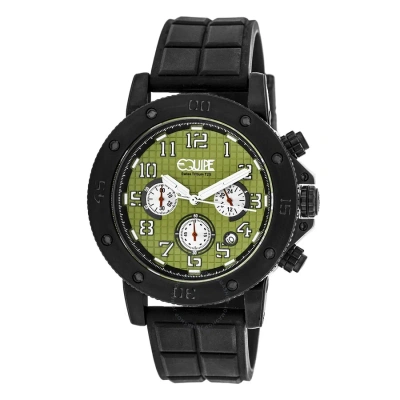 Equipe Tritium Arciform Chronograph Men's Watch Et409 In Black