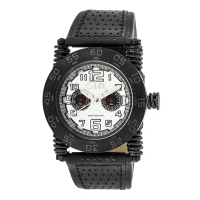 Equipe Tritium Coil White Dial Men's Watch Et105 In Black