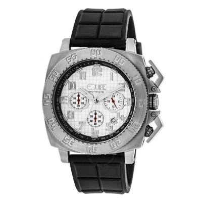 Equipe Tritium Push Chronograph White Dial Men's Watch Et307 In Black