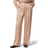 Equipment Aeslin Polka Dot Wide Leg Silk Pants In Praline Multi