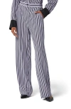 Equipment Aeslin Stripe Silk Trousers In Blue