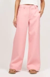 Equipment Women's Andres Wide-leg Trousers In Flamingo Pink