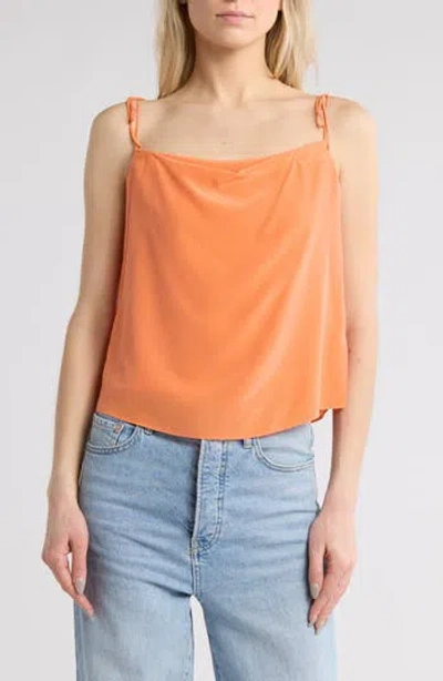 Equipment Anisa Tie Strap Silk Camisole In Flamingo