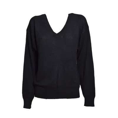 Equipment Black Cashmere V-neck Sweater