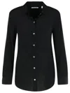 Equipment Patched Chest Pocket Plain Shirt In Black