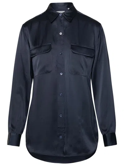 EQUIPMENT EQUIPMENT BLACK SILK SHIRT