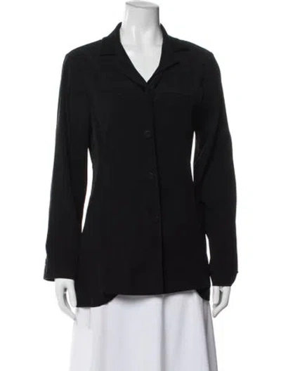 Pre-owned Equipment Blazer In Black