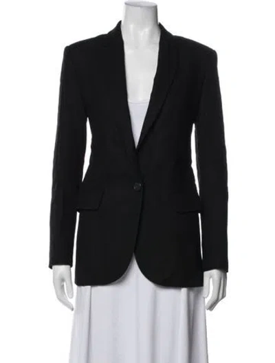 Pre-owned Equipment Blazer In Black
