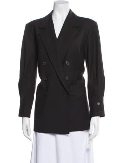 Pre-owned Equipment Blazer In Gray