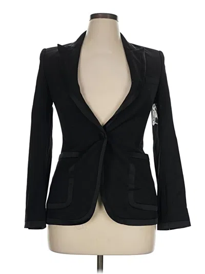 Pre-owned Equipment Blazer Jacket In Black