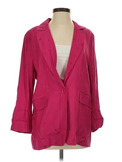 Pre-owned Equipment Blazer Jacket In Pink