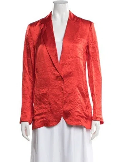 Pre-owned Equipment Blazer In Orange