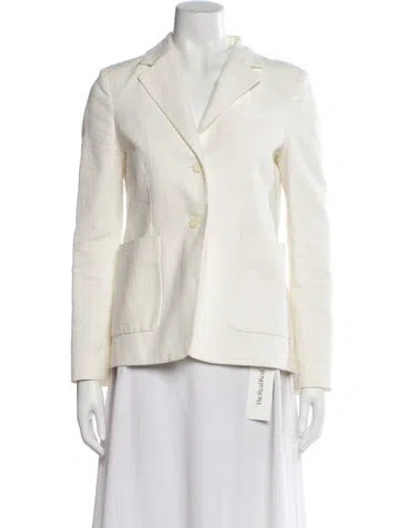 Pre-owned Equipment Blazer In White