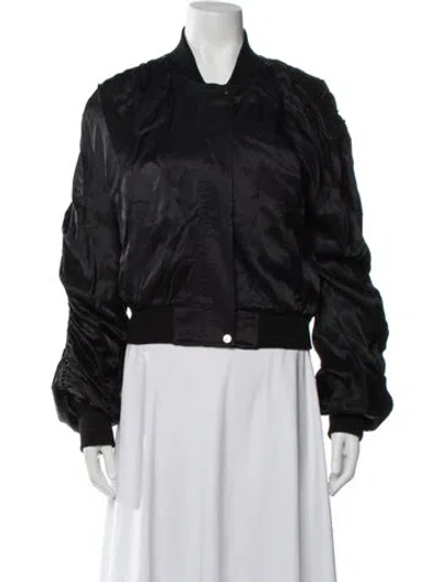 Pre-owned Equipment Bomber Jacket In Black
