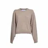 Equipment Camel Cashmere Crewneck Sweater In Grey