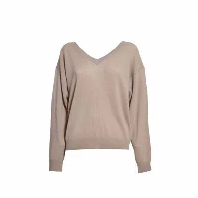 Equipment Camel Cashmere V-neck Sweater In Pink