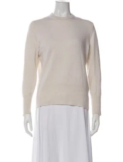 Pre-owned Equipment Cashmere Crew Neck Sweater In Blue