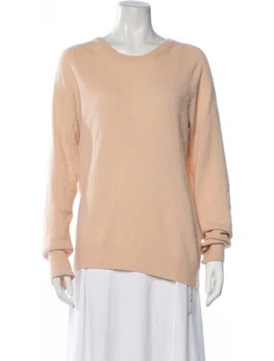 Pre-owned Equipment Cashmere Crew Neck Sweater In Metallic/pink