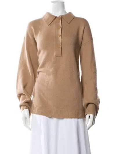 Pre-owned Equipment Cashmere Crew Neck Sweater In Neutral