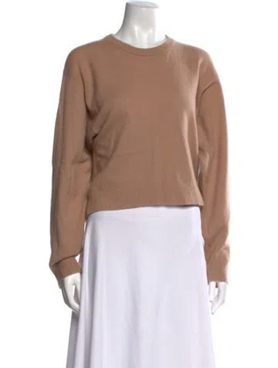 Pre-owned Equipment Cashmere Crew Neck Sweater In Neutral