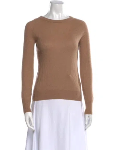 Pre-owned Equipment Cashmere Crew Neck Sweater In Neutral