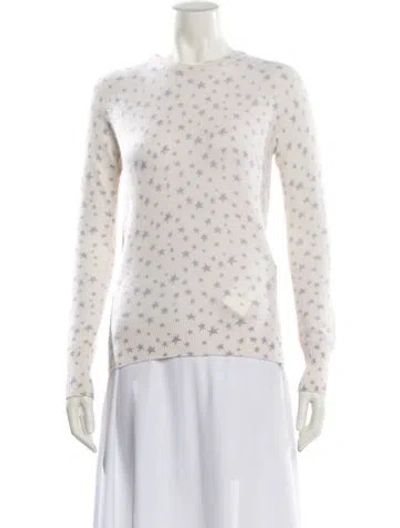 Pre-owned Equipment Cashmere Crew Neck Sweater In Neutral