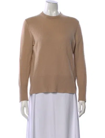 Pre-owned Equipment Cashmere Crew Neck Sweater In Neutral